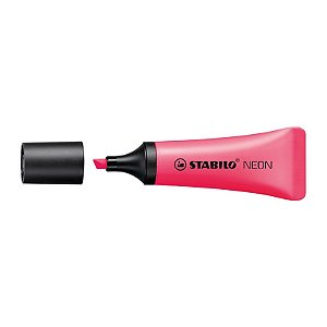 Marca Texto Stabilo Neon Rosa 1 Unidade