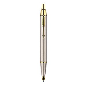 Caneta Esferográfica Parker IM Aço Inox GT G88212