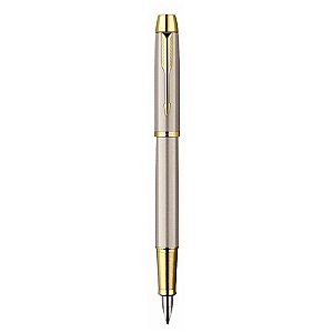 Caneta Tinteiro Parker IM Aço Inox GT S0856320