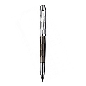 Caneta Tinteiro Parker IM Premium Cinza Cromo CT S0908580