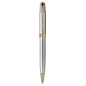 Caneta Esferográfica Parker Sonnet Aço Inox  GT S0809140/1931507