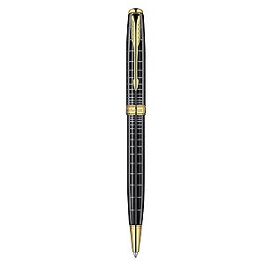 Caneta Esferográfica Parker Sonnet Cinza Escuro GT S0912470