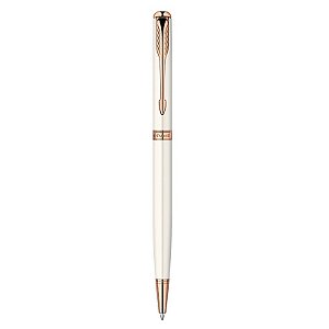 Caneta Esferográfica Parker Sonnet Branco CT S0947390