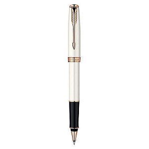 Caneta Roller Ball Parker Sonnet Branco CT S0947380