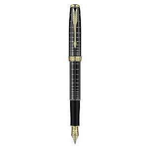 Caneta Tinteiro Parker Sonnet Cinza Escuro GT S0912450