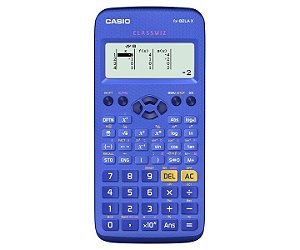 Calculadora Científica 274 Funções Display Natural Azul CASIO FX-82LAX-BU-S4-DH