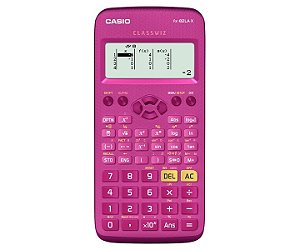 Calculadora Científica 274 Funções Display Natural Rosa CASIO FX-82LAX-PK-S4-DH