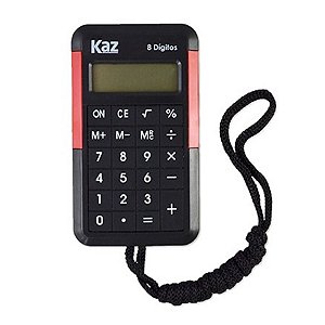 Calculadora Bolso Kaz Kz5004 Com Cordão