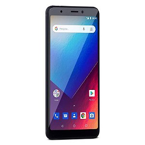 Smartphone Dual Chip Quad Core 4G 1Gb Ram 16Gb de Memória Tela 5,7’’ Pol Android 8.1 MS60X Preto - Multilaser - NB737