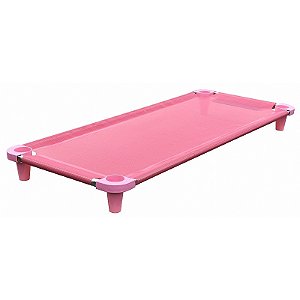 Caminha da Soneca Infantil Empilhável Rosa Acrimet 713.0