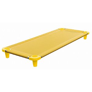 Caminha da Soneca Infantil Empilhável Amarela Acrimet 713.0