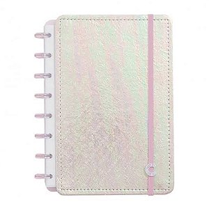 Caderno Inteligente Rosa Holográfico CIGD4059 Grande - 28 x 21,5 cm
