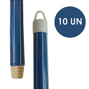 Cabo de Madeira 1,20m Plastificado C/ Rosca 10 UN