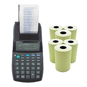 Calculadora LP18  Procalc + 6 Bobinas 57mmx30m