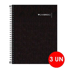 Caderno Executivo Cambridge 80 Fls Tilibra C/3 UN
