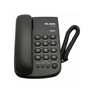 Telefone Elgin TCF-2000 c/Chave Black