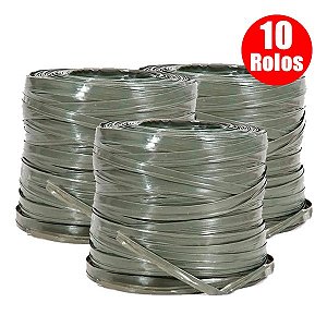 Kit Fitilho Plastico P/embalagem C/10 Rolos