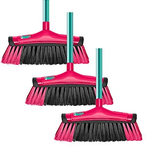 Kit Vassoura Varry 1000 Noviça com Cabo 1002 - 3 Peças