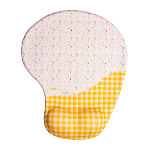 Mouse Pad C/apoio Punho Gel Soul Garden Xadrez Leoarte 74355