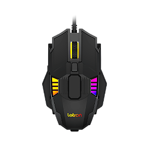 Mouse Gamer P/jogos 6 Botões 3200 Dpi Iron Bot 1623 Letron 74317