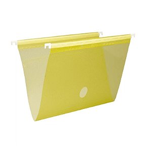 Pasta Suspensa Plástica Amarela 1 UN