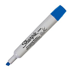 Pincel Permanente Atômico Sharpie Tank Azul