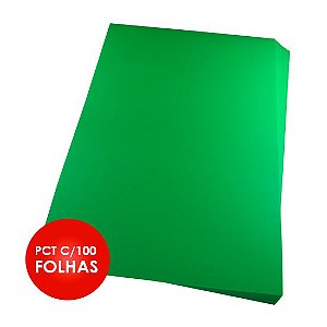 Capa para Encadernação A4 Verde PCT C/100 UN
