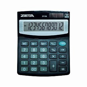 Calculadora de Mesa 12 Dígitos  ZT-733 Zeta
