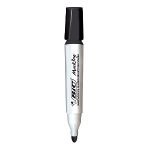 Pincel Quadro Branco Marking Bic Preto