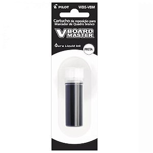 Refil Tinta Pincel Quadro Branco WBMA Pilot Preto