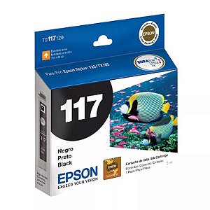 Cartucho Epson T117120 117 Preto 5ml P/ Stylus
