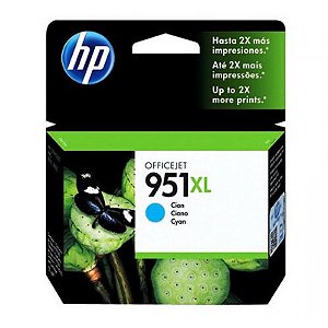 Cartucho Hp Cn046-Al 951xl Ciano 17ml Para HP Officejet Pro 8600, 8600 Plus, 8610, 8620, 276dw, 8100, 251dw