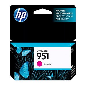 Cartucho Hp Cn051-Al 951 Magenta 8ml Para HP Officejet Pro 8600, 8600 Plus, 8610, 8620, 276dw, 8100, 251dw