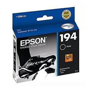 Cartucho Epson T194120 194 Preto 4ml P/ Stylus