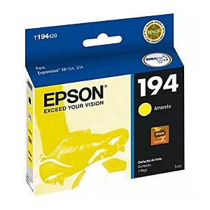 Cartucho Epson T194420 194 Yellow 3ml P/ Stylus