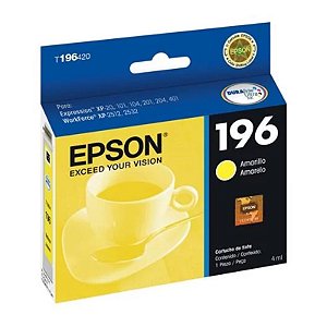 Cartucho Epson T196420 196 Yellow 4ml