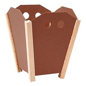 Cesto para Lixo Madeira Eucatex 10L