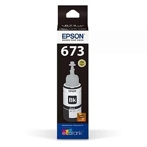 Cartucho Refil Epson T673120 673 Preto 70ml