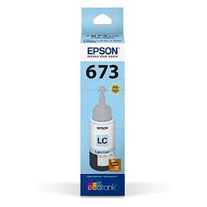 Cartucho Refil Epson T673220 673 Ciano 70ml