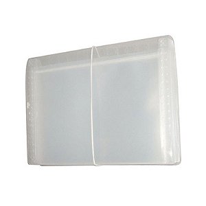 Pasta Sanfona Plástica Duplicata (A-Z / 1-31) Cristal ACP