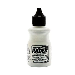 Reabastecedor para Pincel Permanente Radex Preto - 40ml