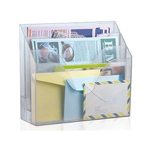 Organizador Escritório Waleu Cristal 10170008