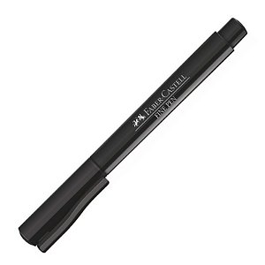 Caneta Hidrográfica Ultrafina Preta Faber Castell