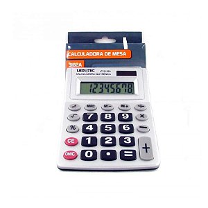 Calculadora Mesa 8 Dígitos Leotec LT-3182-A
