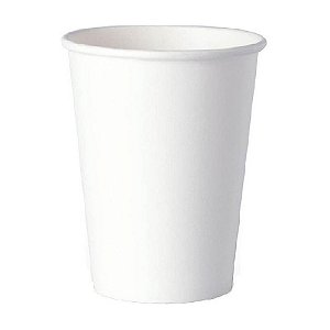 Copo De Papel Biodegradável 240 ml Branco CX C/ 1000 UN