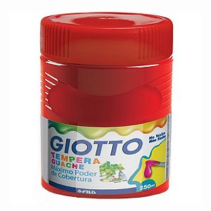 Tinta Guache 250ML Vermelho Giotto