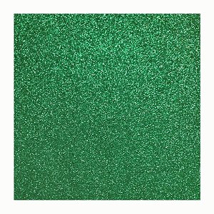 Placa de E.V.A Glitter Verde