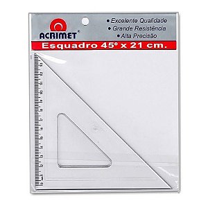 Esquadro P.P.45º 21 cm Acrimet 532.0