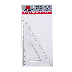 Esquadro P.P.60º 21 cm Acrimet 531.0