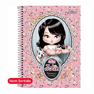 Caderno Capa Dura Univ. 1x1 96Fls Jolie Tilibra